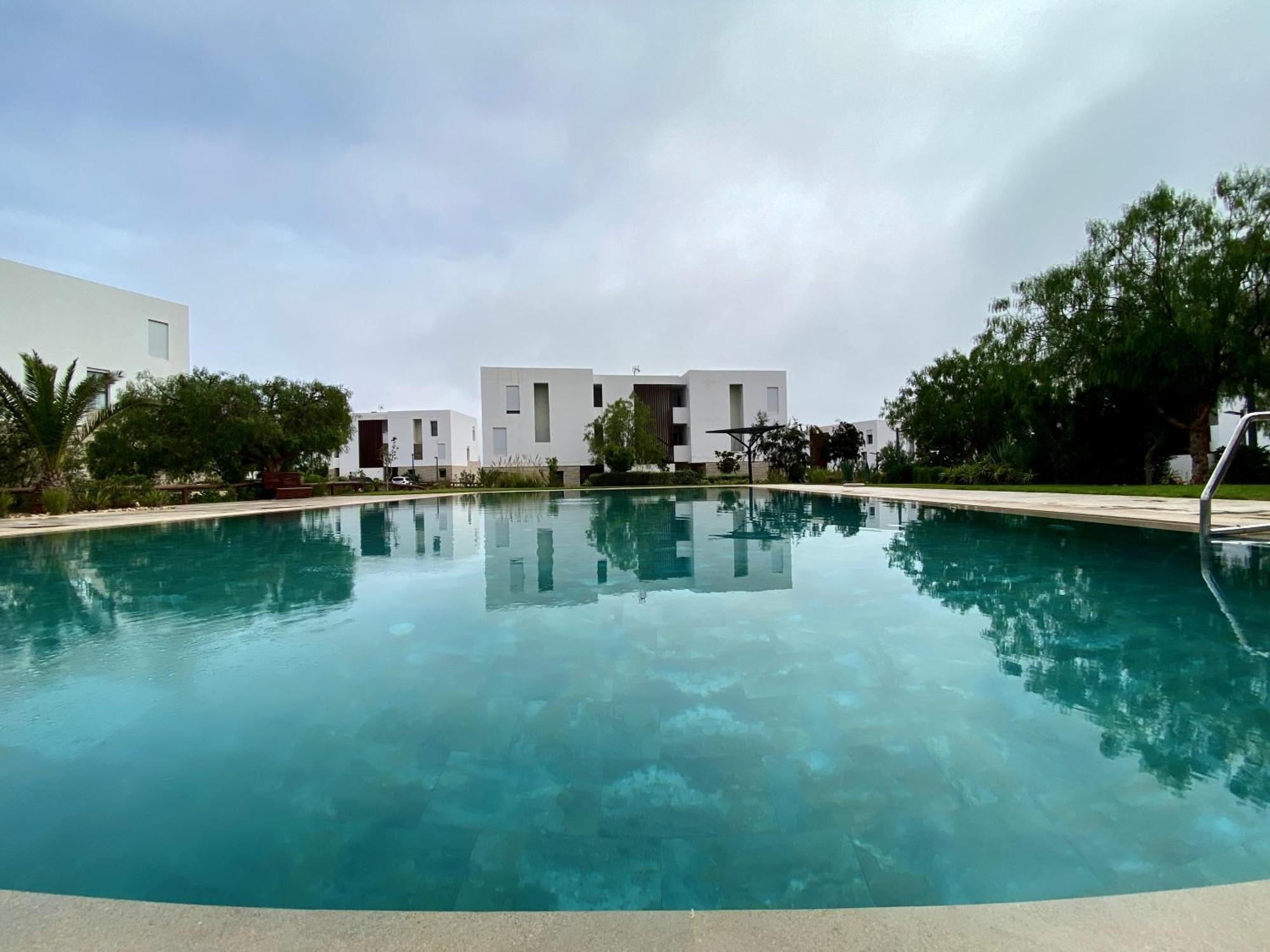 Luxurious Golf & Sea View Beach Apartment With Pool Access - Tamourrit, Taghazout Bay Экстерьер фото